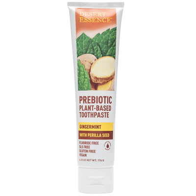 Prebiotic Plant Based Toothpaste-Gingerm (6.25 Ounces)