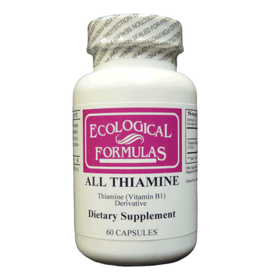 All Thiamine  (fat soluble B1 - TTFD, 50 mg capsule) (60 capsules)