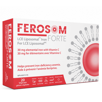 Ferosom Iron Capsules (20 capsules)
