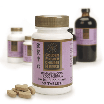 Rehmannia Cool Blood (Tu Fu Ling Sheng Di Huang Wan) (60 tablets)