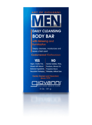 GIOVANNI MEN Cleansing Body Bar (5 Ounces)