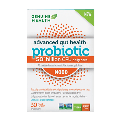 Advanced Gut Health Probiotic Mood 50 Billion CFU (30 capsules)