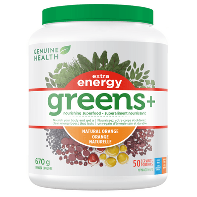 Greens+ Extra Energy, Natural Orange (670 Grams)