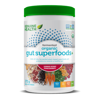 fermented organic gut superfoods+ summer berry-pomegranate (273 Grams)
