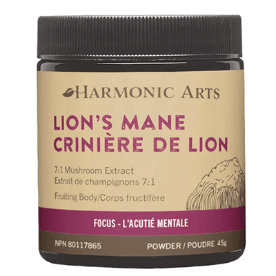 Lion's Mane Concentrated Mushroom Powder (45 Grams)