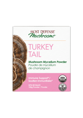Turkey Tail Mushroom Mycelium Powder (100 Grams)