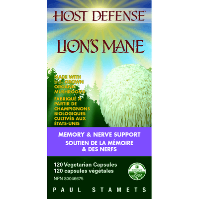 Lion's Mane (Hericium Erinaceus) Capsules (120 capsules)