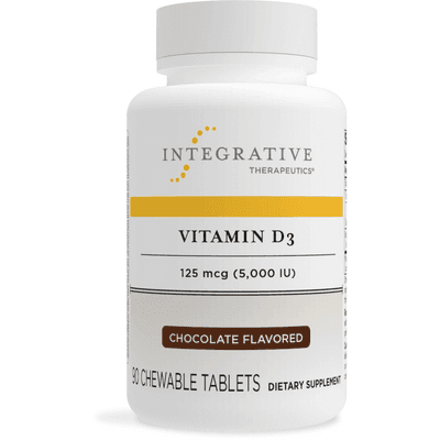 Vitamin D3 5000IU Chewable/Chocolate (90 Chewables)