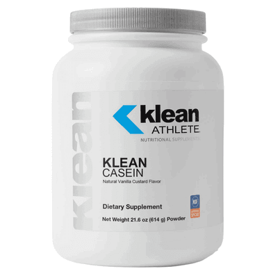 Klean Casein Protein - Natural Vanilla Custard Flavor (614 Grams)