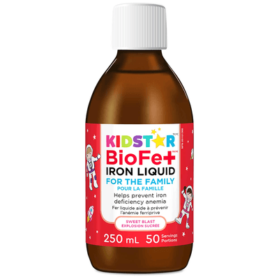 BioFe+ Iron Liquid (Sweet Blast) (250 Milliliters)