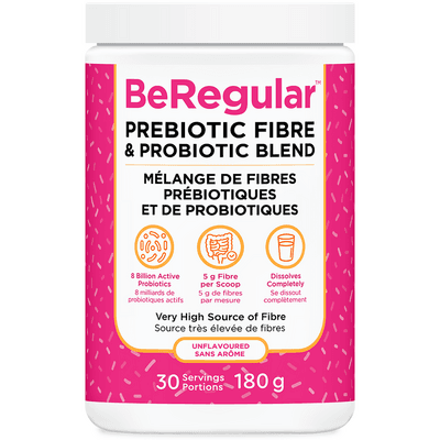 BeRegular Prebiotic Fibre & Probiotic Unflavoured (180 Grams)