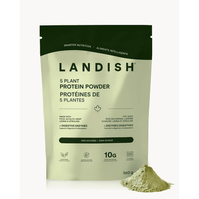 5 Plant Protein Powder Unflavored (360 Grams)