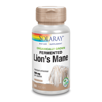 Organically Grown Fermented Lion's Mane Mushroom (60 capsules)