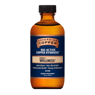 Sovereign Copper Bio-Active Copper Hydrosol Twist Top (118 Milliliters)