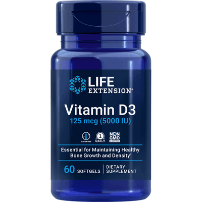 Vitamin D3 5,000IU (60 Softgels)