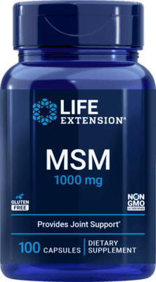 MSM 1000mg (100 capsules)