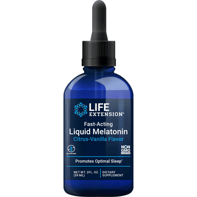 Fast-Acting Liquid Melatonin Citrus-Vanilla Flavor (59 Milliliters)