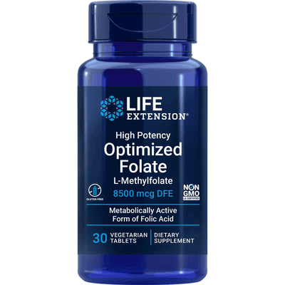 High Potency Optimized Folate 8500mcg (30 tablets)