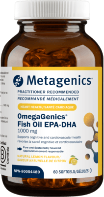 OmegaGenics®  Fish Oil EPA-DHA 1000 mg  (60 Softgels)
