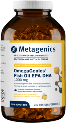 OmegaGenics®  Fish Oil EPA-DHA 1000 mg  (240 Softgels)