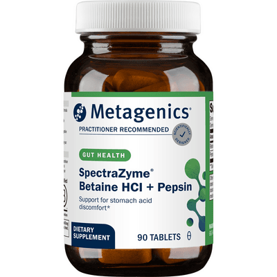SpectraZyme® Betaine HCI + Pepsin (90 tablets)