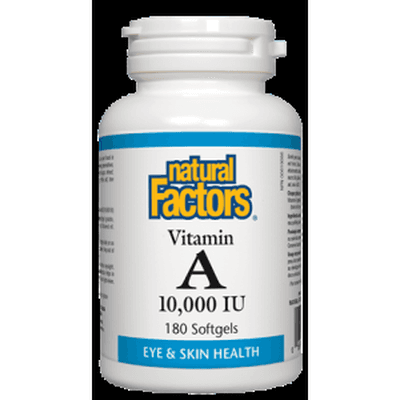 Vitamin A 10,000 IU (180 Softgels)