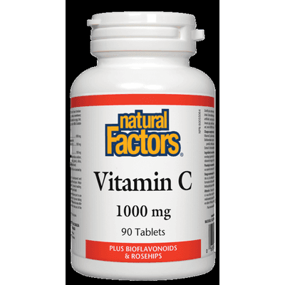 Vitamin C 1000 mg + Bioflavonoids and Rosehips (180 tablets)