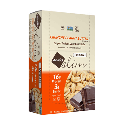NuGo Slim - Crunchy Peanut Butter (12 bars)