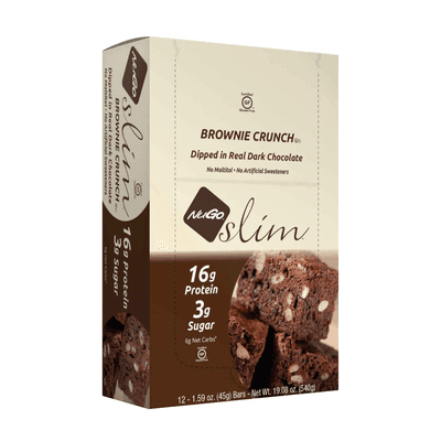 NuGo Slim - Brownie Crunch (12 bars)