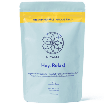 Hey Relax Magnesium Relaxation Powder - Pineapple (240 Grams)