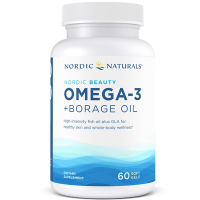 Nordic Beauty Omega-3 + Borage Oil (60 Softgels)
