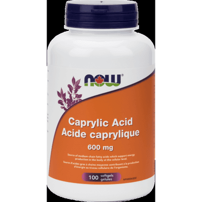 Caprylic Acid 600 mg (100 Softgels)