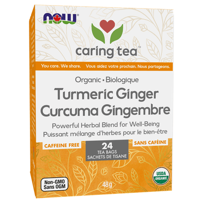 Organic Turmeric Ginger Tea Bags (24 Count)
