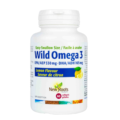 Wild Omega 3 EPA 330mg DHA 165mg (60 Softgel Capsules)