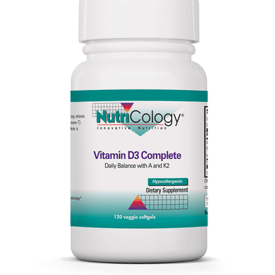 Vitamin D3 Complete Daily Balance with A and K2 (120 Softgels)