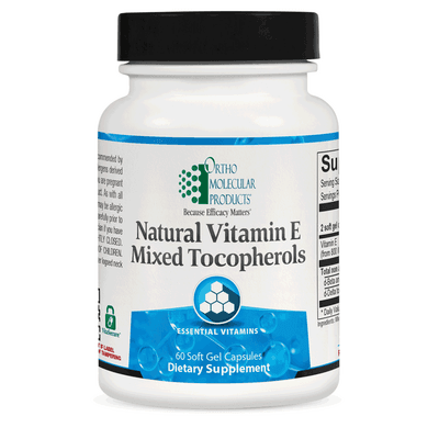 Natural Vitamin E Mixed Tocopherols (60 Softgel Capsules)