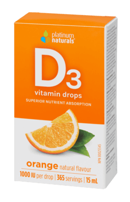 Vitamin D3 Drops Orange (15 Milliliters)