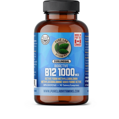 Bioactive B12 Methylcobalamin Sublingual 1000mcg (90 tablets)