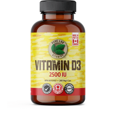 Vitamin D3 2500IU (240 capsules)