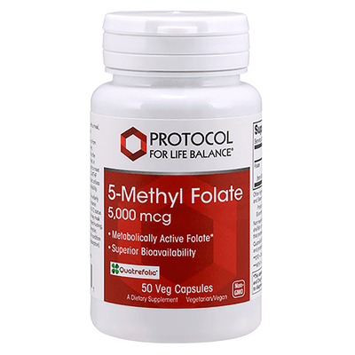 5-Methyl Folate 5000mcg (50 capsules)