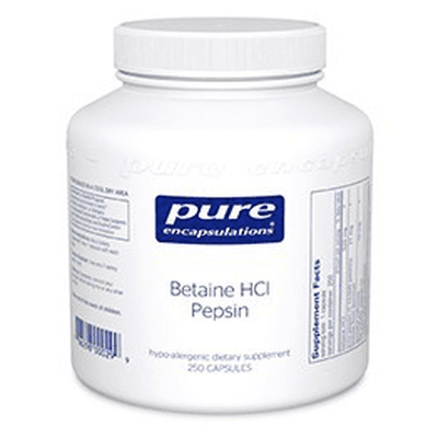 Betaine HCl Pepsin (250 capsules)