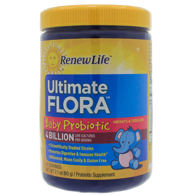 Ultimate Flora Baby Probiotic 4 Billion Powder (2.1 Ounces)