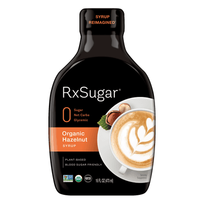 RxSugar Organic Hazelnut Syrup (473 Milliliters)