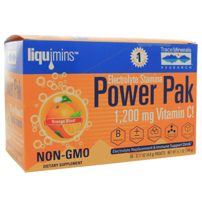 Electrolyte Stamina Power Pak - Non-GMO Orange Blast (30 packets)
