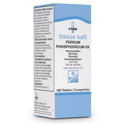 Unda Ferrum Phosphoricum 6X (100 tablets)
