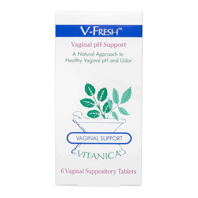 V-Fresh™ Vaginal pH Support Suppositories (6 suppositories)