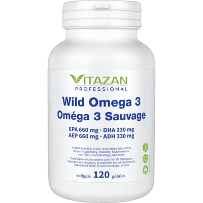 Wild Omega 3 EPA 660 DHA (120 Softgels)