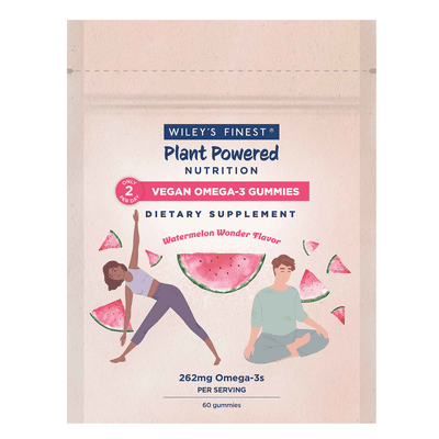 Vegan Omega 3 Adult Gummies, Watermelon (60 Chewables)