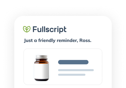 practitioner software fullscript refill reminder