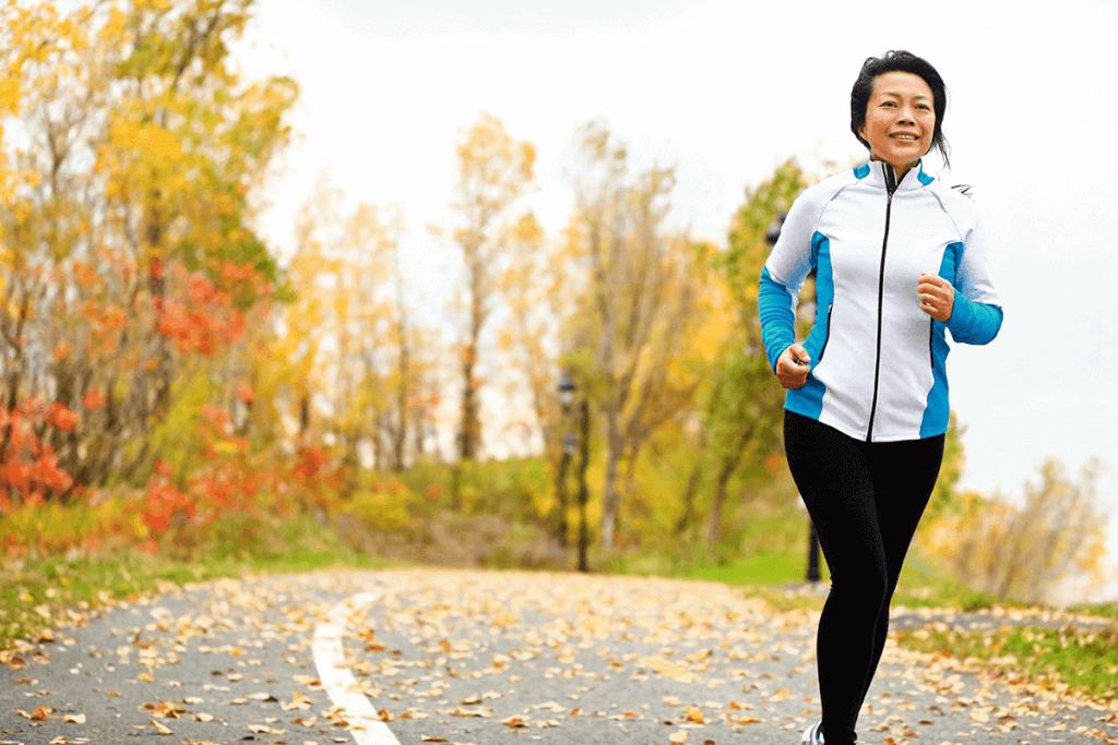 women running outdoors